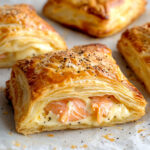 Feuilletés au saumon et fromage