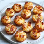 Bouchées aux lardons fumés et au comté