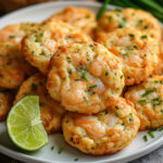 Cookies salés aux crevettes et citron vert