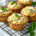 Muffins salés courgette et feta