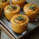 Mousse de patate douce au curry