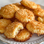 Biscuits coco dorés, croustillants et irrésistibles