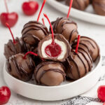 Cerises enrobées de chocolat