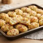 Bouchées de pommes de terre, lard et fromage
