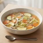 Bouillon miso aux légumes