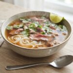 Bouillon vietnamien au bœuf (pho express)