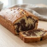 Cake marbré chocolat-vanille