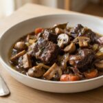 Joue de Bœuf aux Champignons