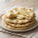Naans Moelleux au Fromage faits maison