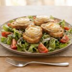 Salade de chèvre chaud au miel