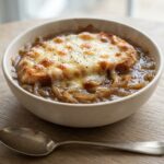 Soupe à l’oignon gratinée