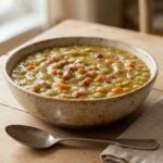 Soupe pois cassés-lardons