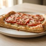 Tarte fine aux tomates et moutarde