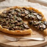 Tarte fine cèpes-persillade